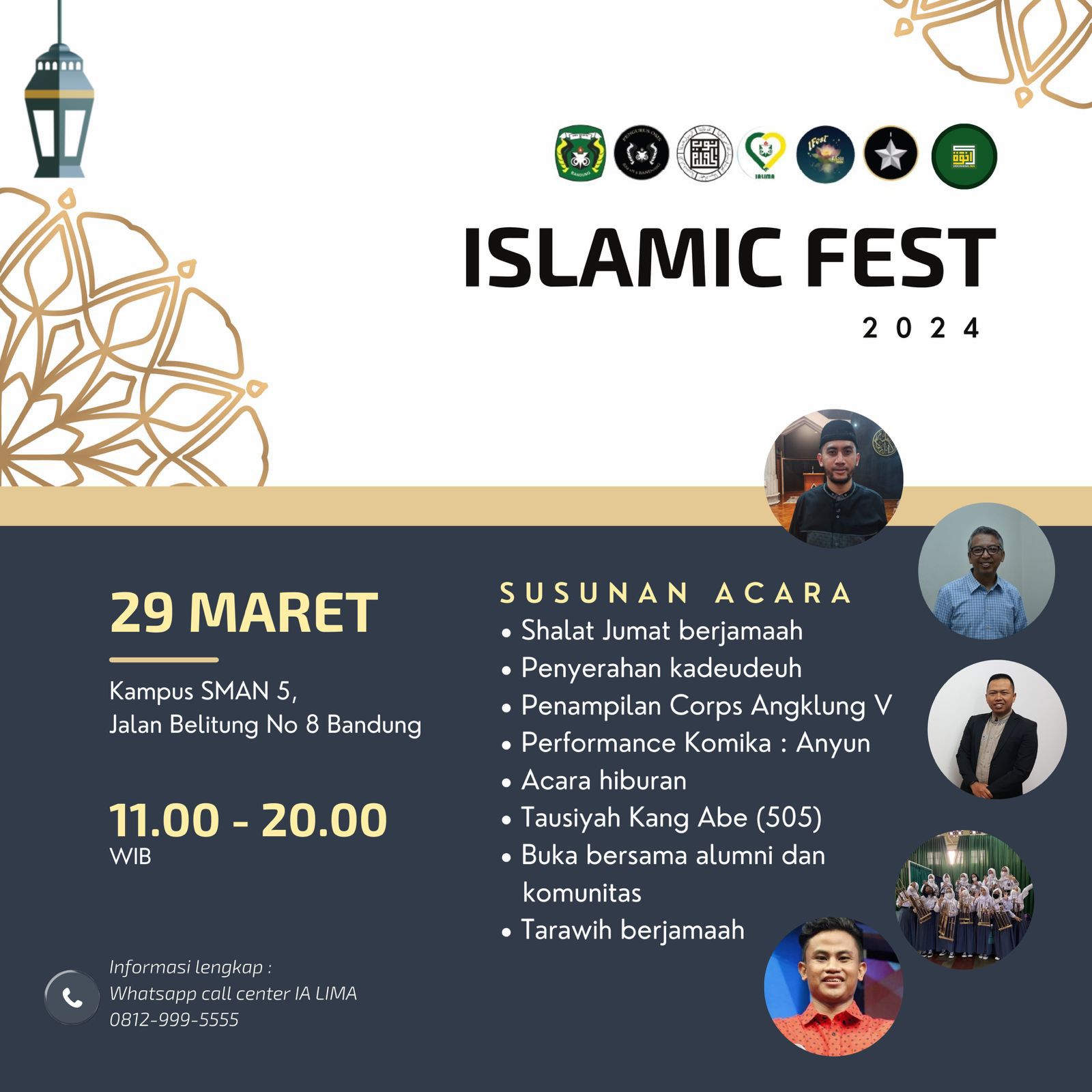Udunan Support Penyelenggaraan Acara ISLAMIC FEST